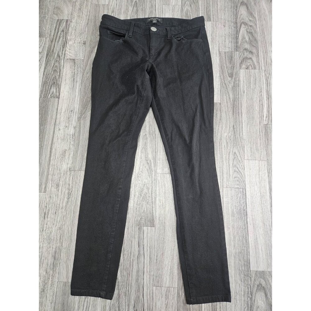 Banana Republic Pants Womens 0 Black Sloan Skinny Stretch Office Workwear Casual